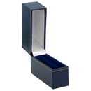 Paper Covered Standing Bangle Box with Gold Accent