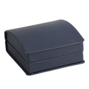 Leatherette Clip Earring Box Leatherette Interior with Ribboned Packer