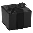 Leatherette Single Earring Box Leatherette Interior with Ribboned Packer