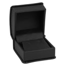 Leatherette Single Earring Box Leatherette Interior with Ribboned Packer