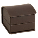 Leatherette Single Earring Box Leatherette Interior with Ribboned Packer