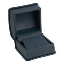 Leatherette Single Earring Box Leatherette Interior with Ribboned Packer