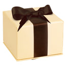 Leatherette Single Ring Box Leatherette Interior with Ribboned Packer