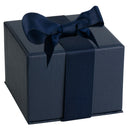 Leatherette Single Ring Box Leatherette Interior with Ribboned Packer