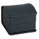 Leatherette Single Ring Box Leatherette Interior with Ribboned Packer