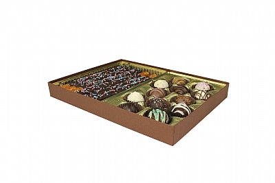 Chocolate Box with Clear Vinyl Lids