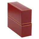 Paper Covered Standing Bangle Box with Gold Accent