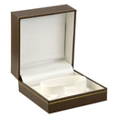 Paper Covered Bangle Box with Gold Accent