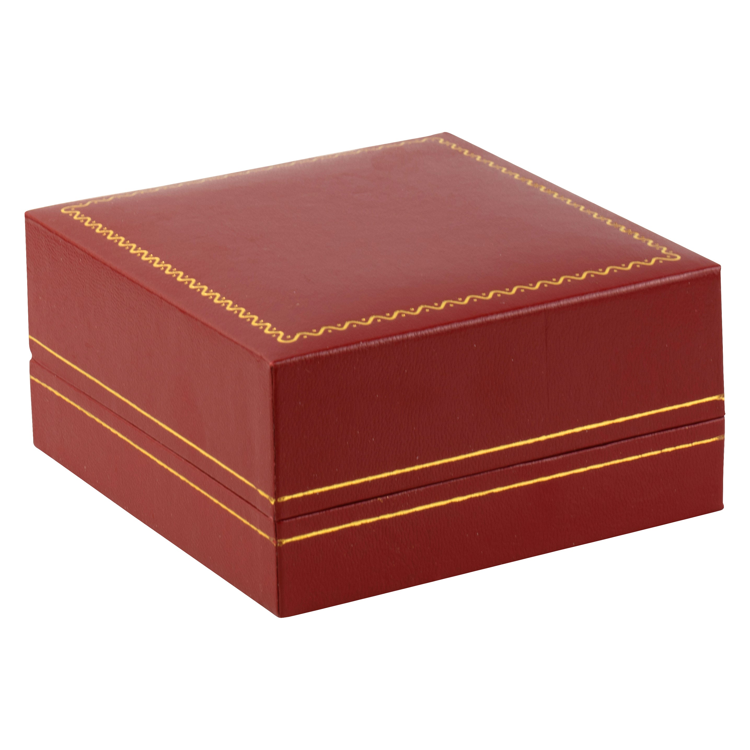 Paper Covered Bangle Box with Gold Accent