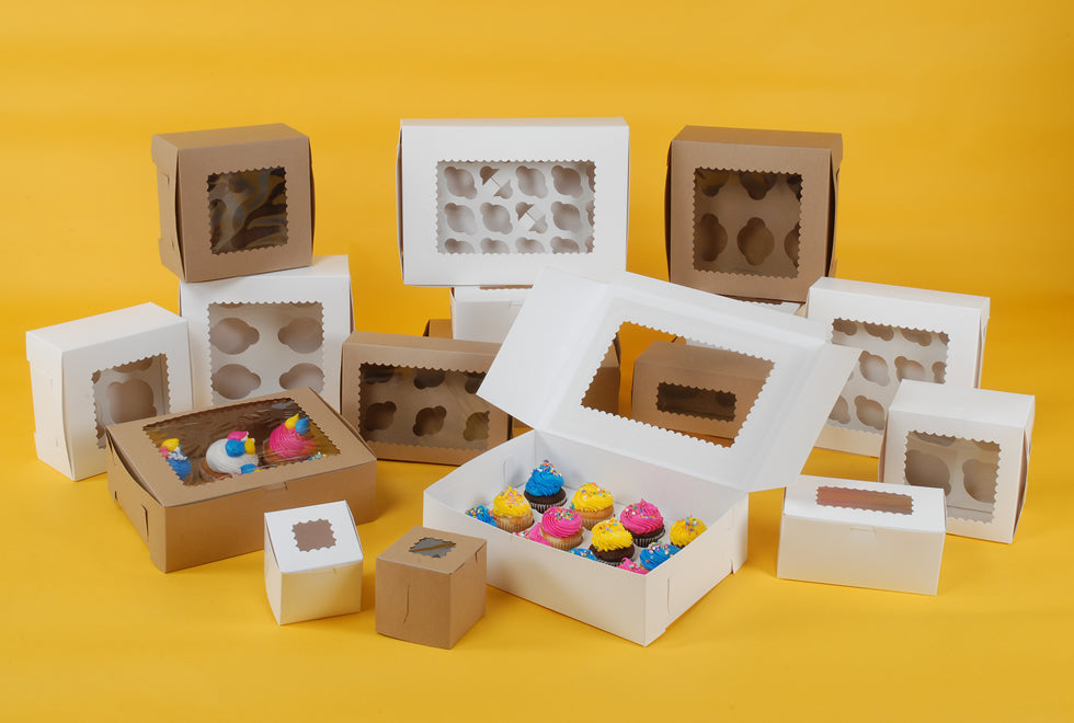 Windowed Cupcake Box