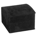 Suede Collar Watch Box with Matching Interior with Ribboned Packer