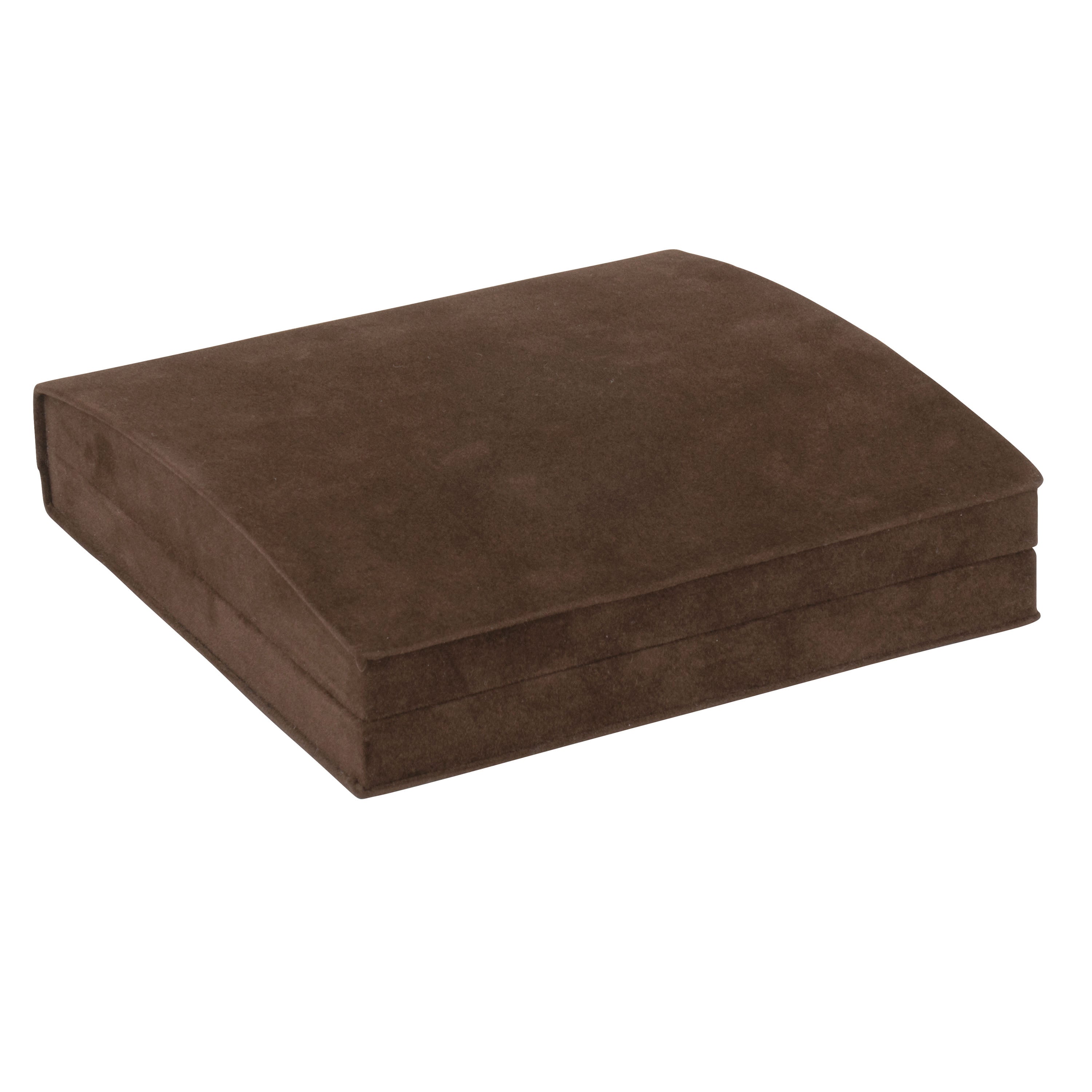 Suede Large Set Box with Matching Interior with Ribboned Packer