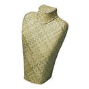 Bamboo Woven Neck Jewellery Display