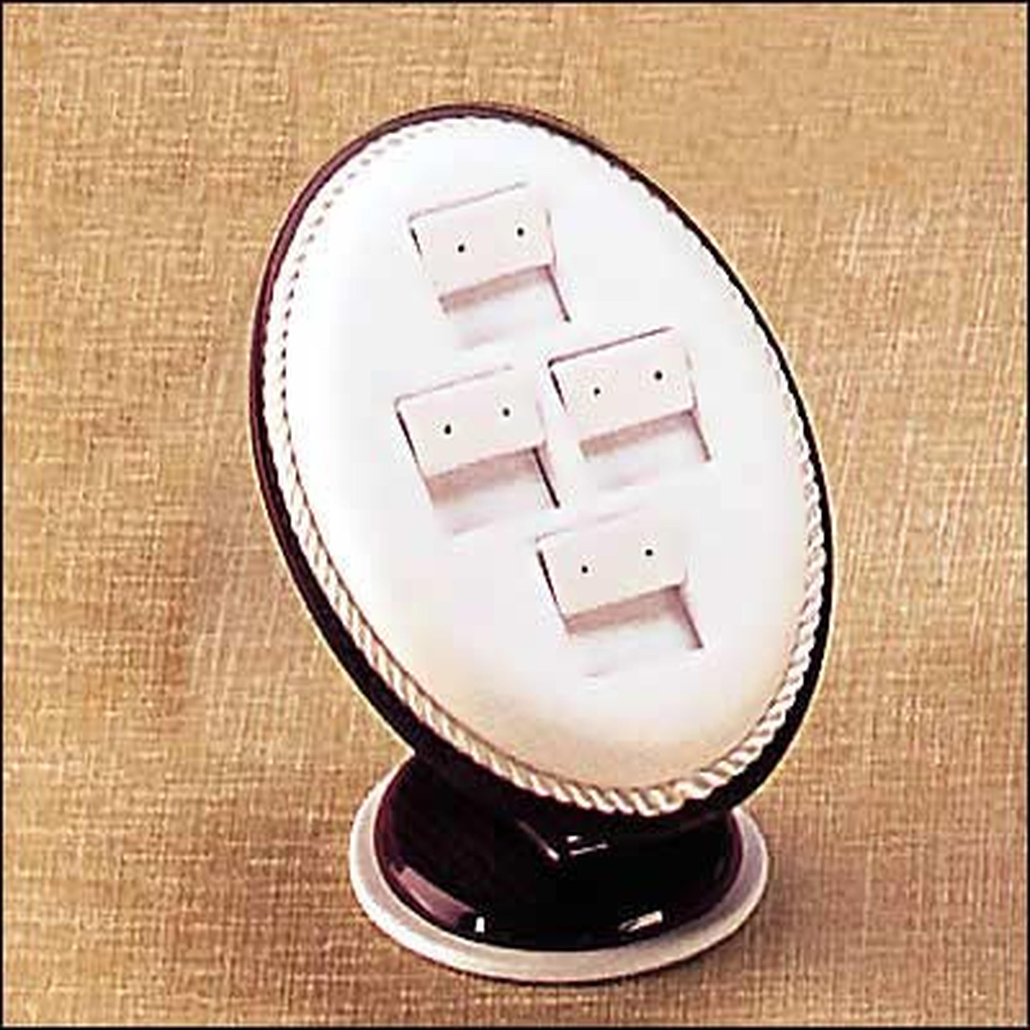 Leather & Wooden Earring Display - (4)