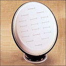 Leatherette & Wooden 18 Rings Display