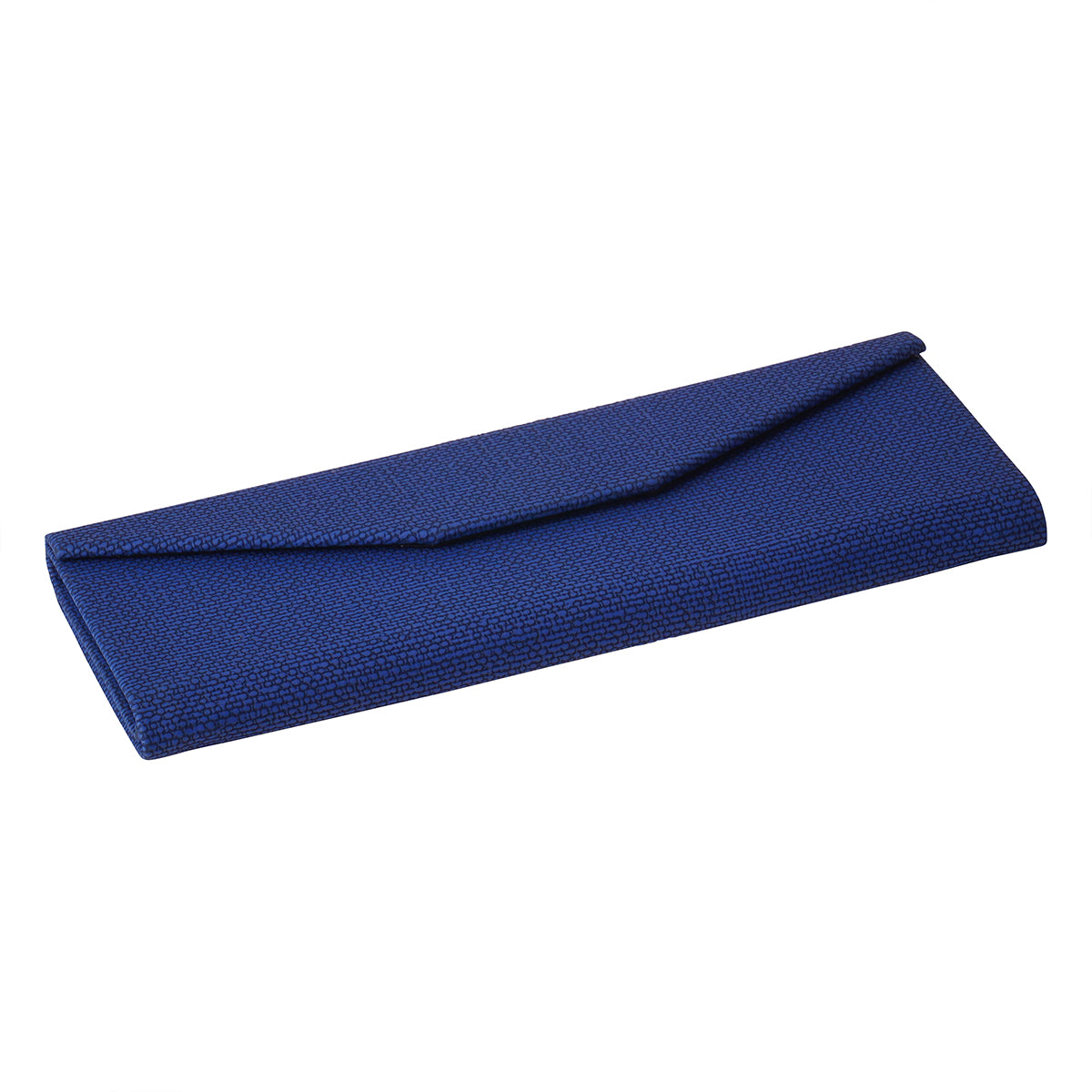 Foldable Triangular Case with Linen Texture