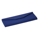Foldable Triangular Case with Linen Texture