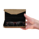 Foldable Triangular Case with Cork Texture