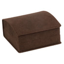 Suede Universal Box with Matching Interior with Ribboned Packer