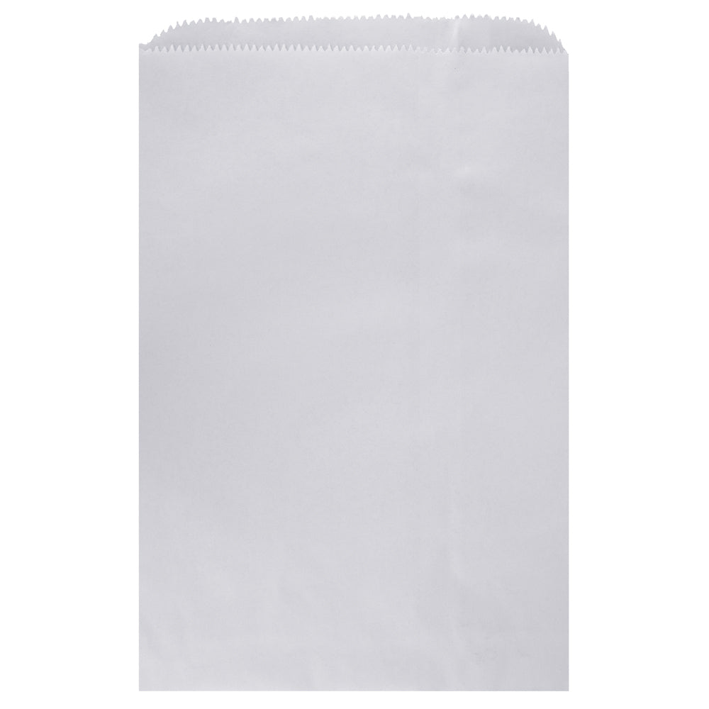 White Flat Paper Merchandise Bag