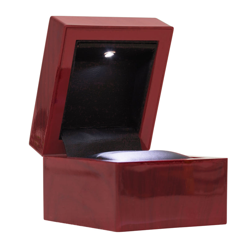 Mahogany LED Ring Box