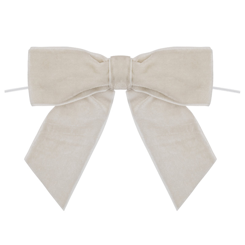 Pre-tied Organza Bows Silver, Ribbon, Packaging and Accessories
