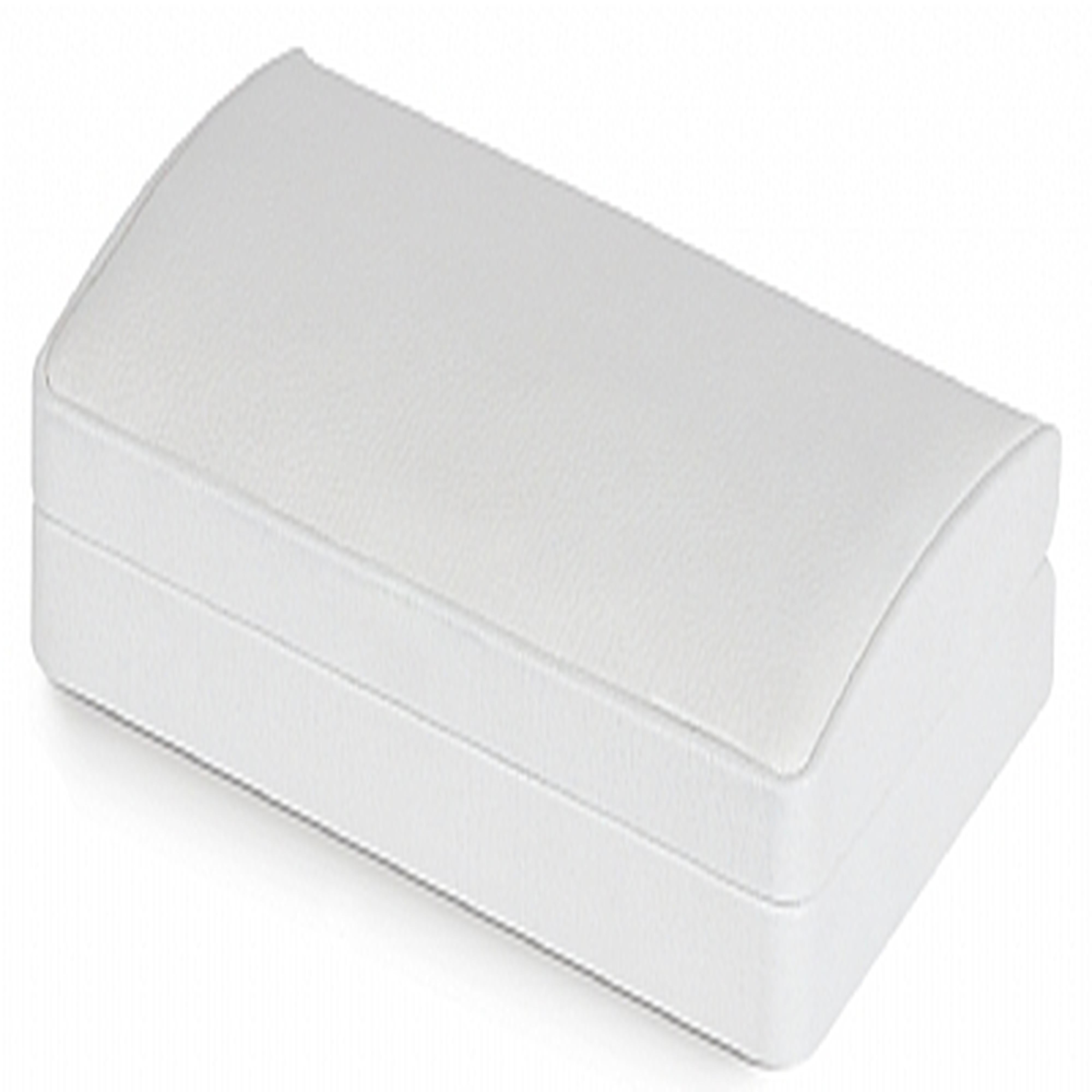 Leatherette Pearl Box with Matching Interior and Two Piece Packer