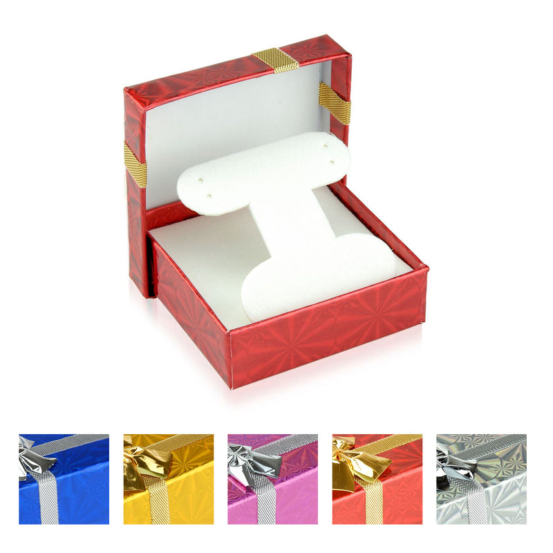 Hologram Assorted Two-Piece Box with Rose Accent Bow