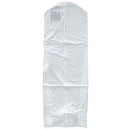 White Bridal Vinyl Zipper Garment Bag