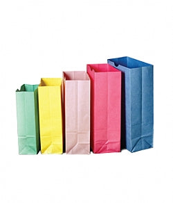 Solid Color Paper SOS Merchandise Bags