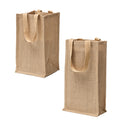 Jute Blend Wine Tote