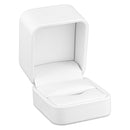 Leatherette Single Ring Box with Matching Interior