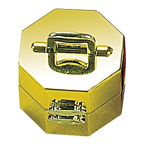 Metallic Hexagonal Handbag Ring Box