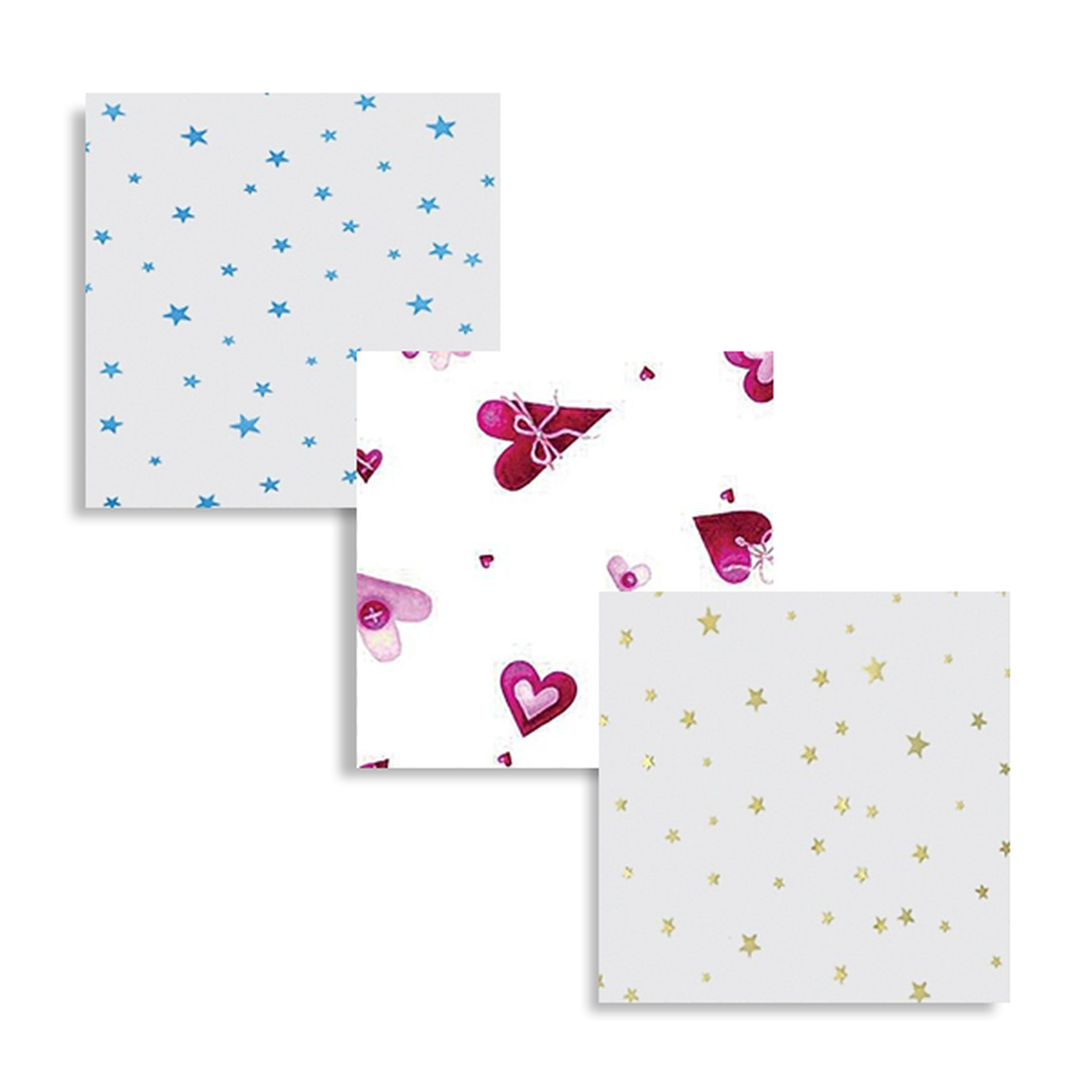 Hearts and Stars Cellophane Rolls