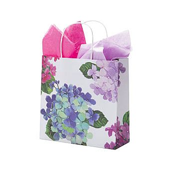 Hydrangeas Kraft Paper Bag