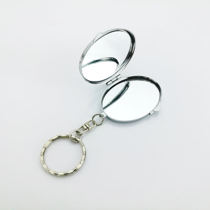 Oval Mirror Keychain