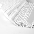 100 White Tags for Job Tray