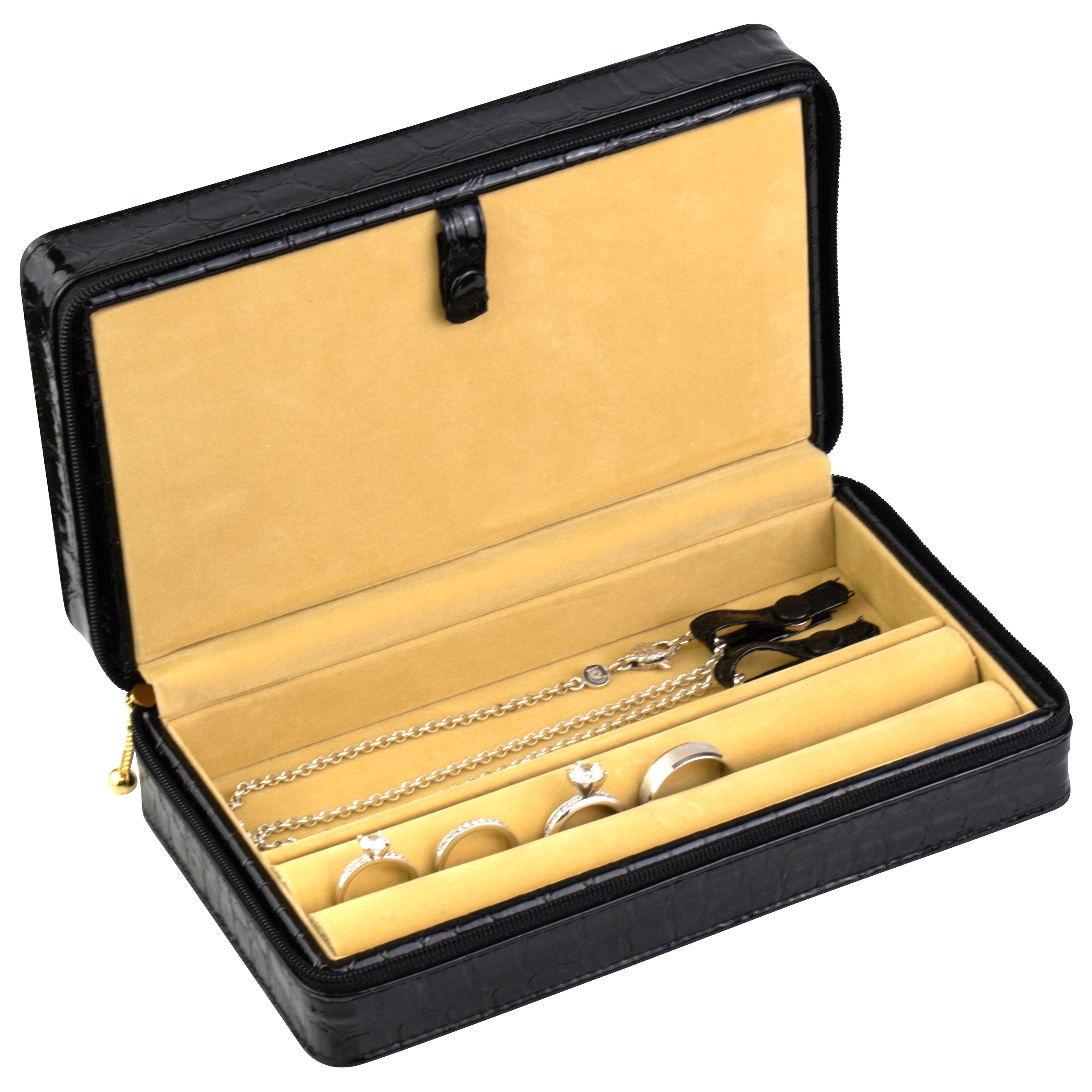 Jewelry Portfolio with Zipper