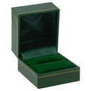 Paper Covered Single Ring Box with Gold Accent