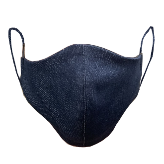 Reusable, Washable, Jeans 2-Layer Mask
