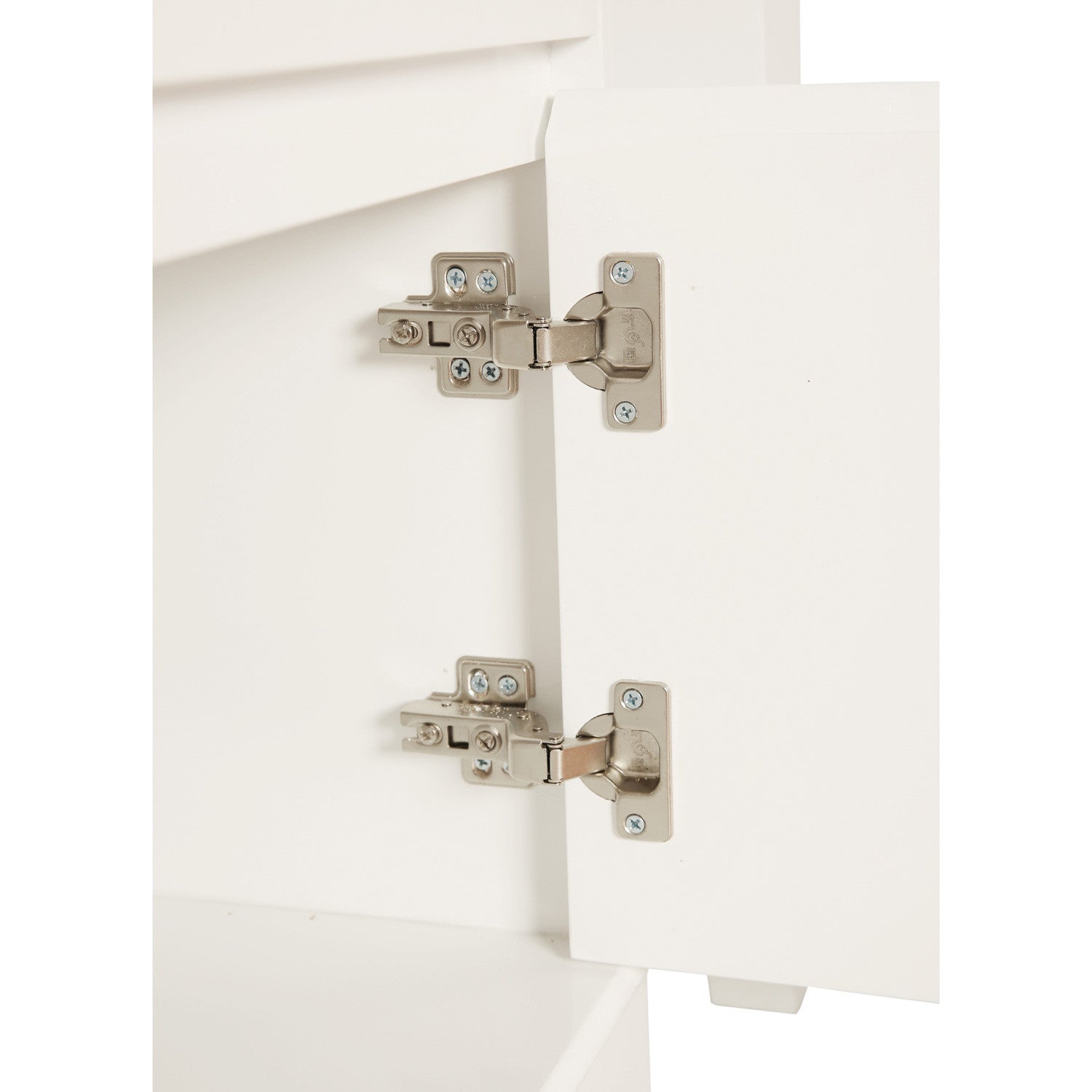 White Gloss Wooden Jewelry Showcase