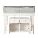 White Gloss Wooden Jewelry Showcase