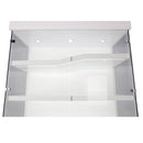 Jewelry Showcase with Backlit Customization and Four-Level Shelving