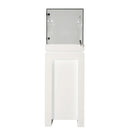 Glossy Wood and Aluminum Jewelry Showcase with LED Lighting System