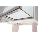 White Gloss Wooden Jewelry Showcase