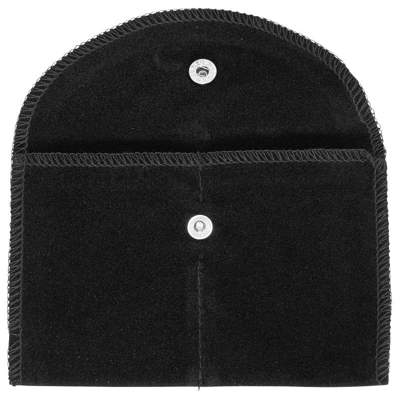 Velour Pouches with Side-by-Side Pocket