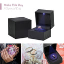 Black Ring Box with Turntable