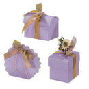 Lilac Linen Confection Boxes