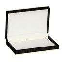 Paper Covered Pearl Box with Fine Contrasting Rim