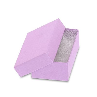 Cotton Filled Cardboard Earring-Pendant-Childrens' Bracelet Box